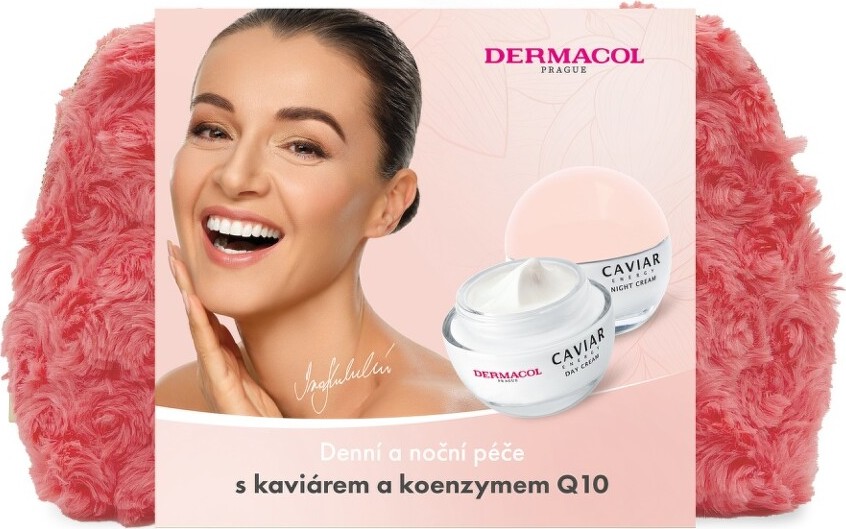 Dermacol Caviar Energy denní pleťový krém Caviar Energy Day Cream 50 ml + noční pleťový krém Caviar Energy Night Cream 50 ml dárková sada