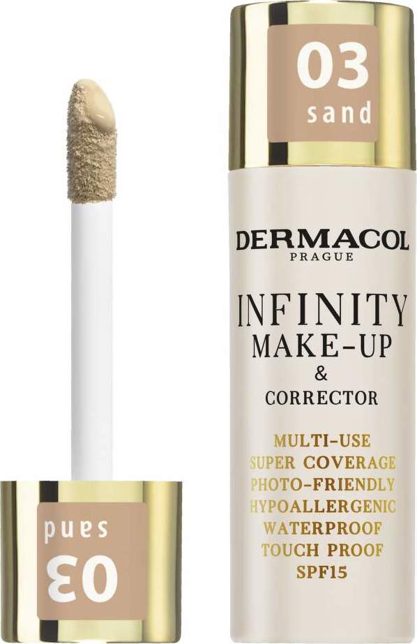 Dermacol Infinity make-up&korektor č.03 sand 20g