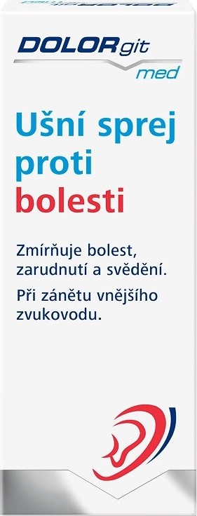 DOLORgit med ušní sprej proti bolesti 20ml