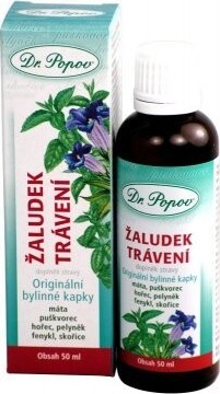 Dr.Popov Kapky bylinné Žaludek-trávení 50ml