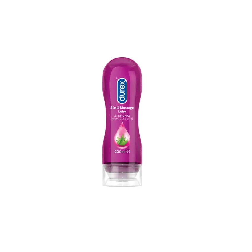 DUREX Intimní masážní gel 2v1 s Aloe vera 200 ml