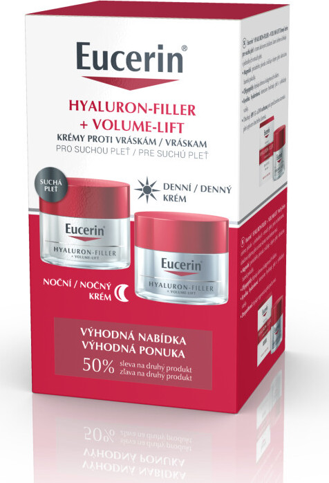 Eucerin Hyaluron Filler denní+noční krém 2 x 50 ml dárková sada