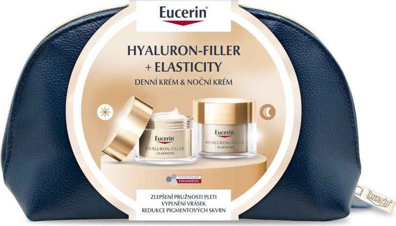 Eucerin Hyaluron-Filler+ Elasticity denní a noční krém 50 ml + 50 ml dárková sada