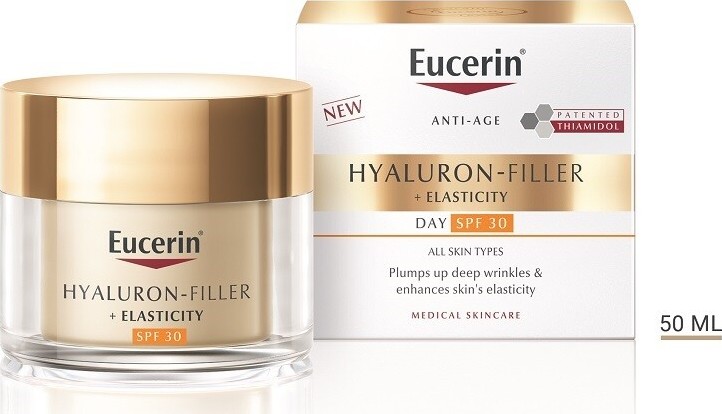 Eucerin Hyaluron-Filler + Elasticity Denní krém SPF 30 50 ml