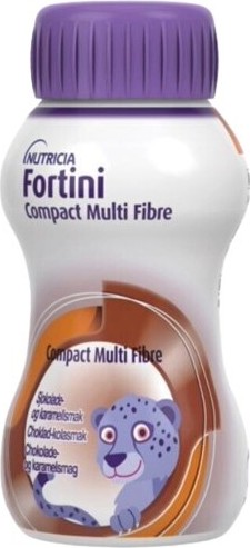 FORTINI COMPACT MULTI FIBRE S PŘÍCHUTÍ ČOKOLÁDA-KARAMEL POR SOL 4X125ML