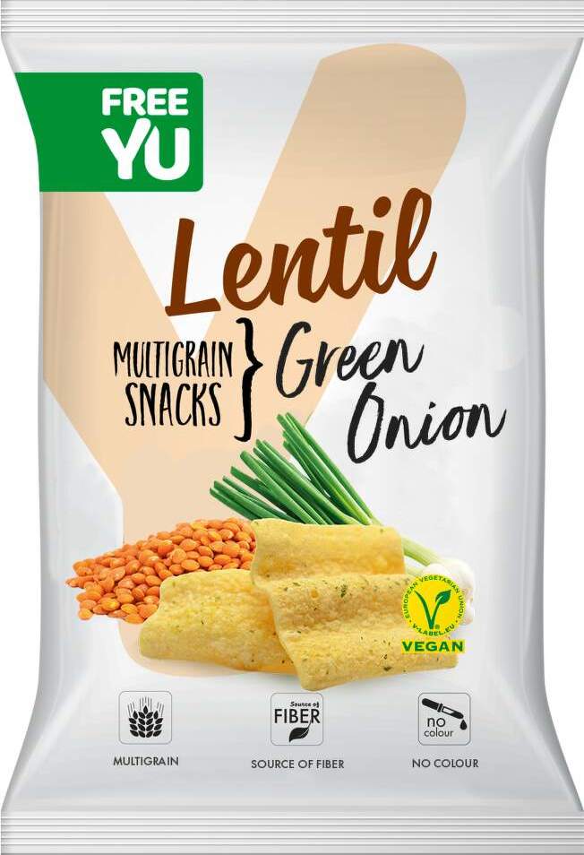 Free Yu Lentil multigrain snack Green onion 70g