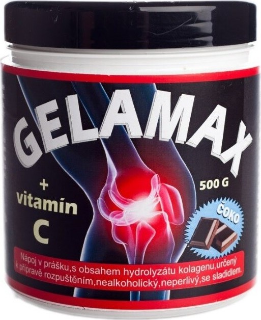 GELAMAX + vitamín C příchuť čokoládová 500g