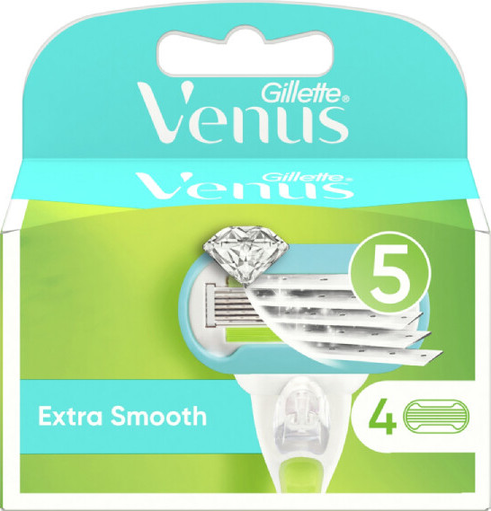 Gillette Venus5 Extra Smooth Swirl náhradní hlavice 4ks