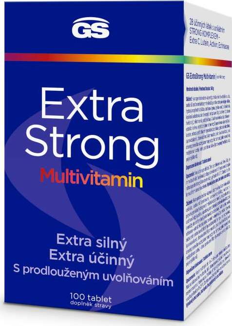 GS Extra Strong Multivitamin tbl.100 - balení 3 ks