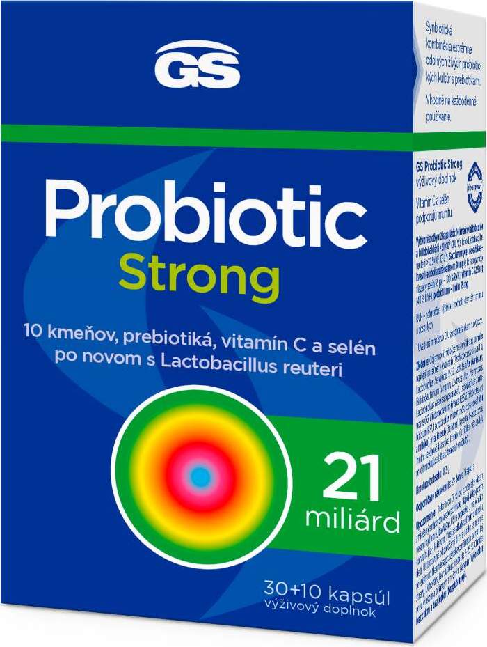 GS Probiotic Strong cps.30+10 - balení 3 ks