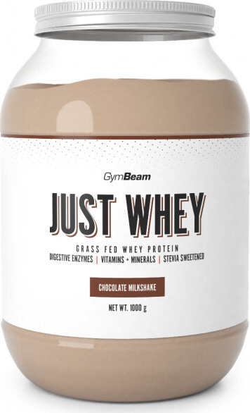 GymBeam Just Whey protein chocoate milkshake 1000g