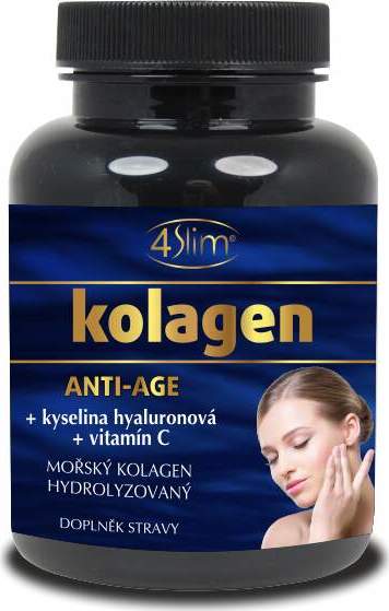 Kolagen anti-age kys.hyaluronová+vit.C cps.90