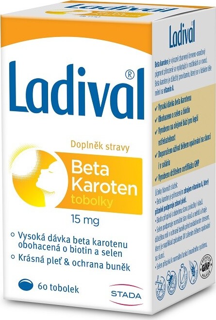 LADIVAL Beta karoten 15mg tob.60