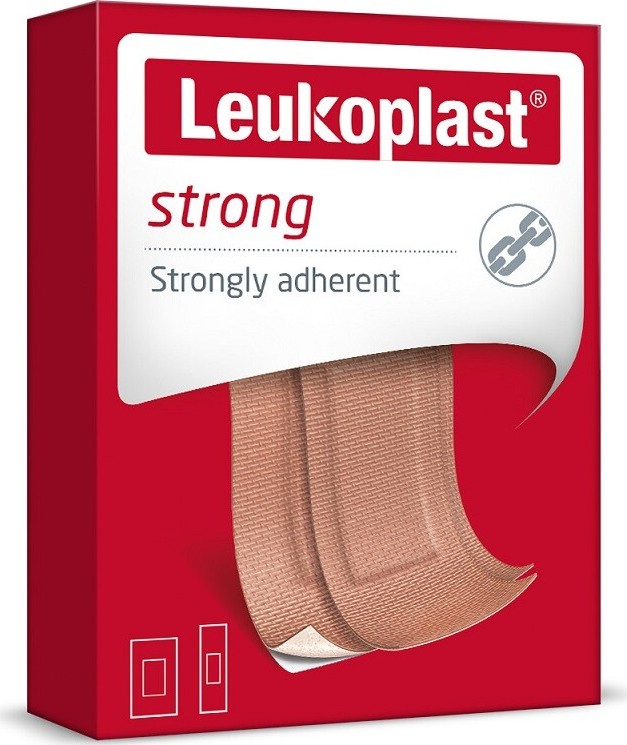 Leukoplast Strong náplast pevná 2 vel. 20ks