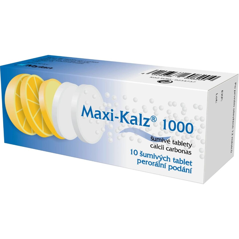 MAXI-KALZ 1000MG TBL EFF 10