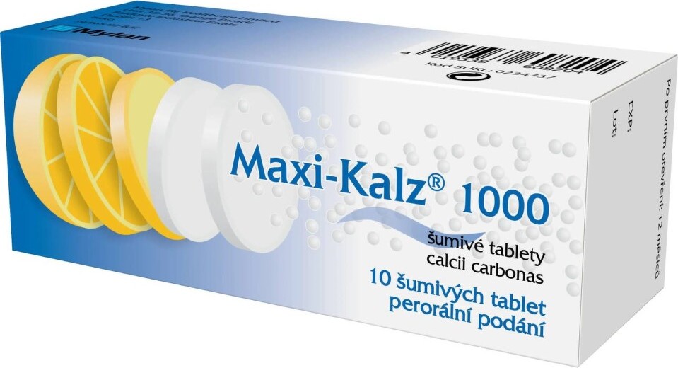 MAXI-KALZ 1000MG TBL EFF 10