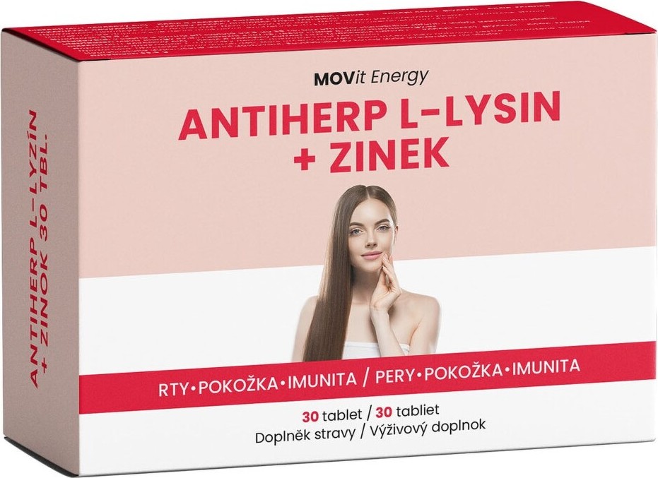 MOVit AntiHerp L-Lysin + Zinek tbl.30