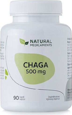 Natural Medicaments Chaga 500 mg 90 kapslí