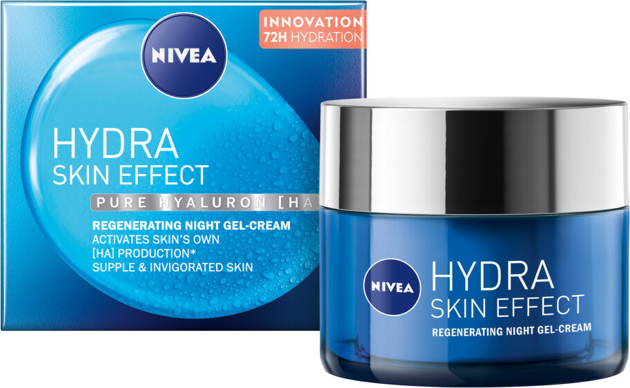 NIVEA Hydra Skin Effect Hydratační noční gel-krém 50 ml