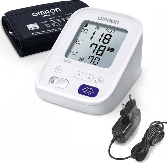 OMRON M3 Tonometr digitální Comfort Intelli + síťový zdroj