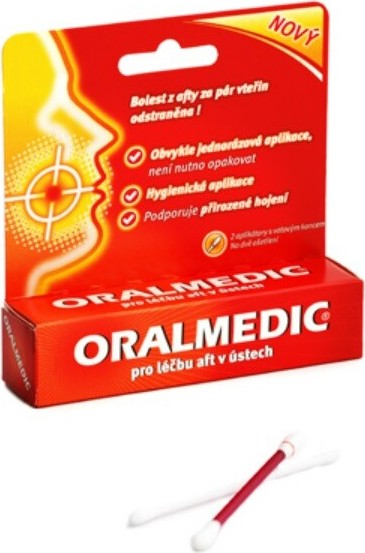 Oralmedic pro ošetření aft v ústech 2x0.2ml