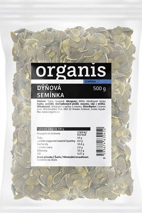 Organis Dýňové semínko loupané 500g