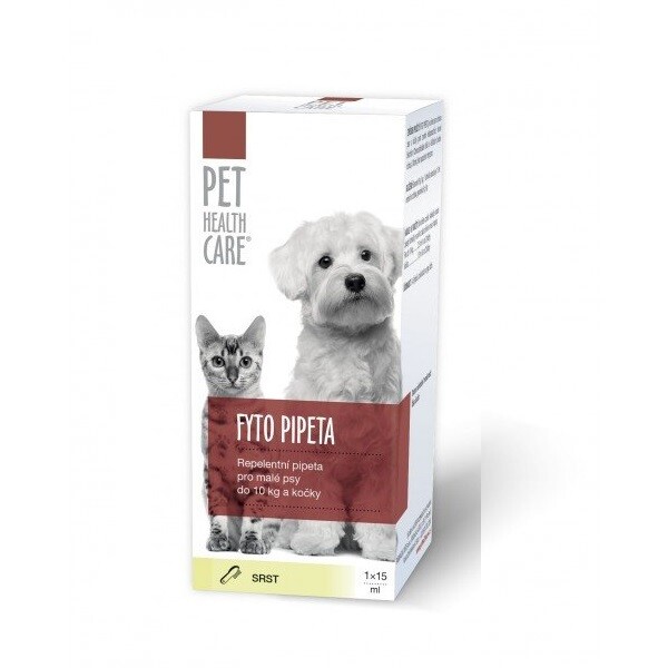 PET HEALTH CARE Fytopipeta pes 10kg kočka 1x15 ml