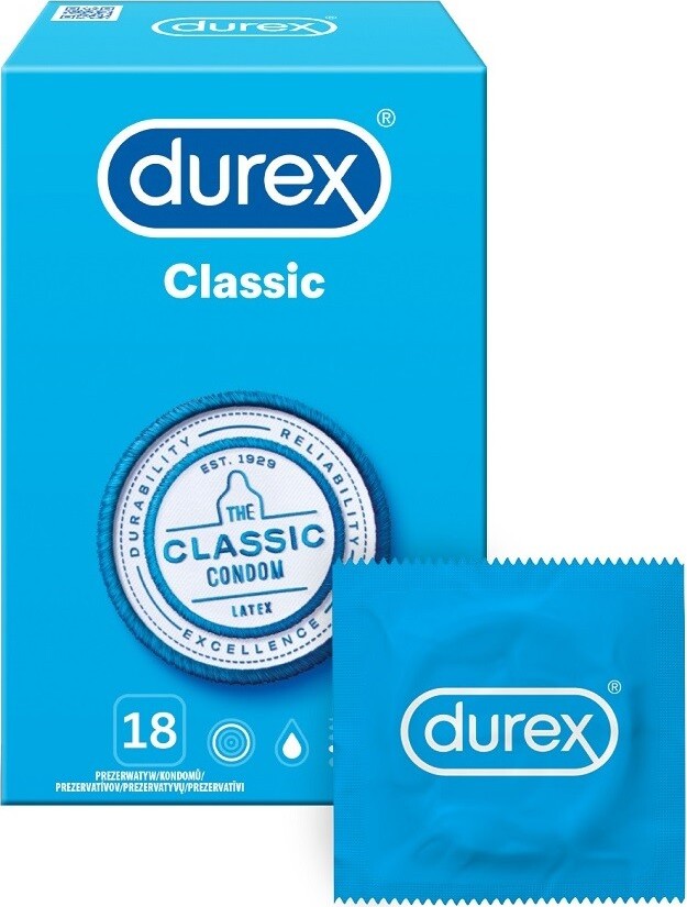 Prezervativ DUREX Classic 18 ks