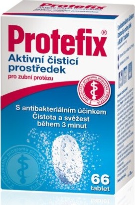 Protefix Aktivní čistící tab.na zub.protézu tbl.66