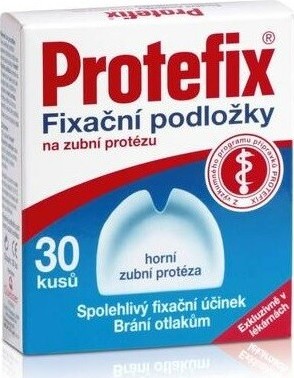 Protefix Fixační podložky - horní zub.prot.30ks