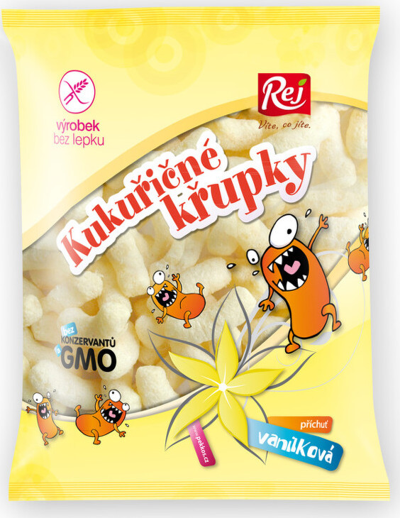 Rej Kukuřičné křupky vanilkové 90g