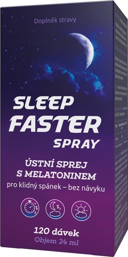 Sleep Faster ústní sprej s melatoninem 24ml