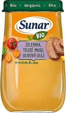 Sunar BIO příkrm zelenina