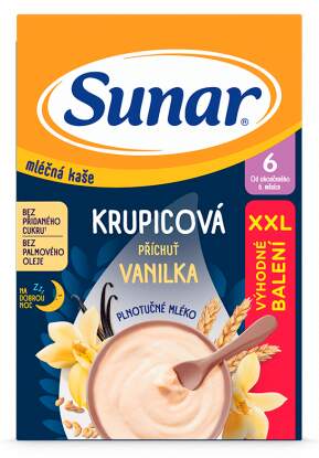 Sunar Ml.krupic.kaše Vanilka na dobrou noc 340g