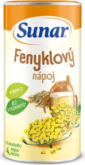 Sunar rozpustný nápoj fenyklový 200g