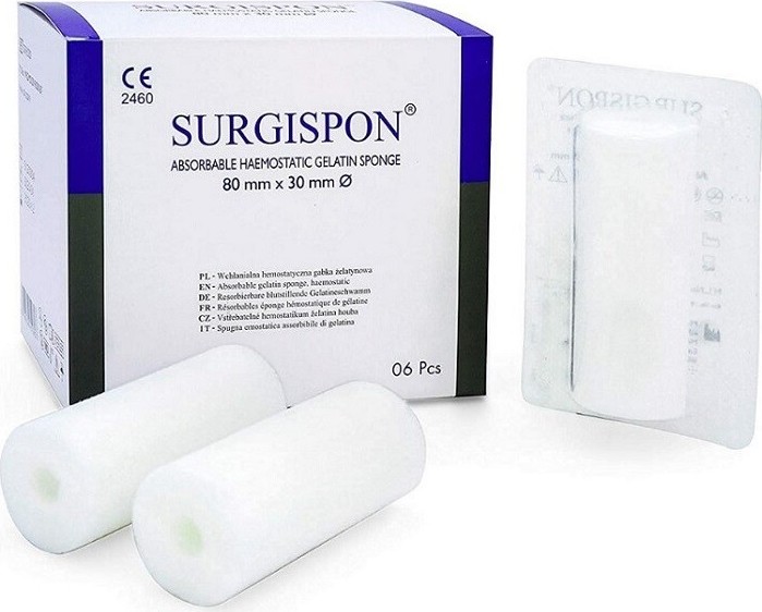 Surgispon Tampon 80x30mm 6ks