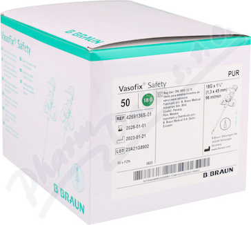 Vasofix Safety 18G 1.3x45mm zelená 50ks