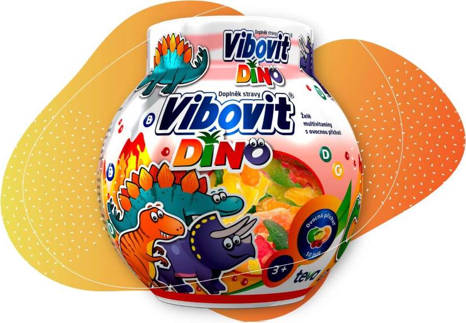 Vibovit Dino želé multivitamíny 50ks new