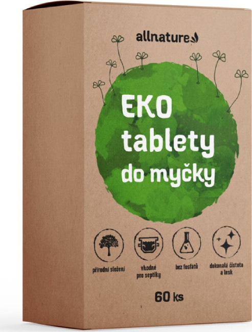 Allnature EKO tablety do myčky 60ks