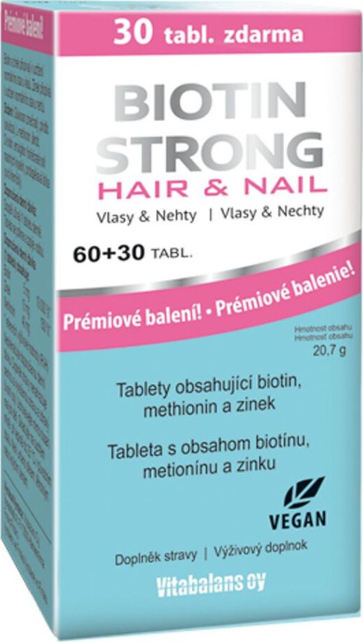 Biotin Strong Hair&Nail tbl.60+30