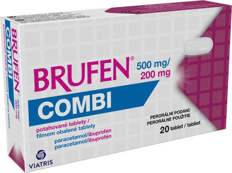 BRUFEN COMBI 500MG/200MG TBL FLM 20