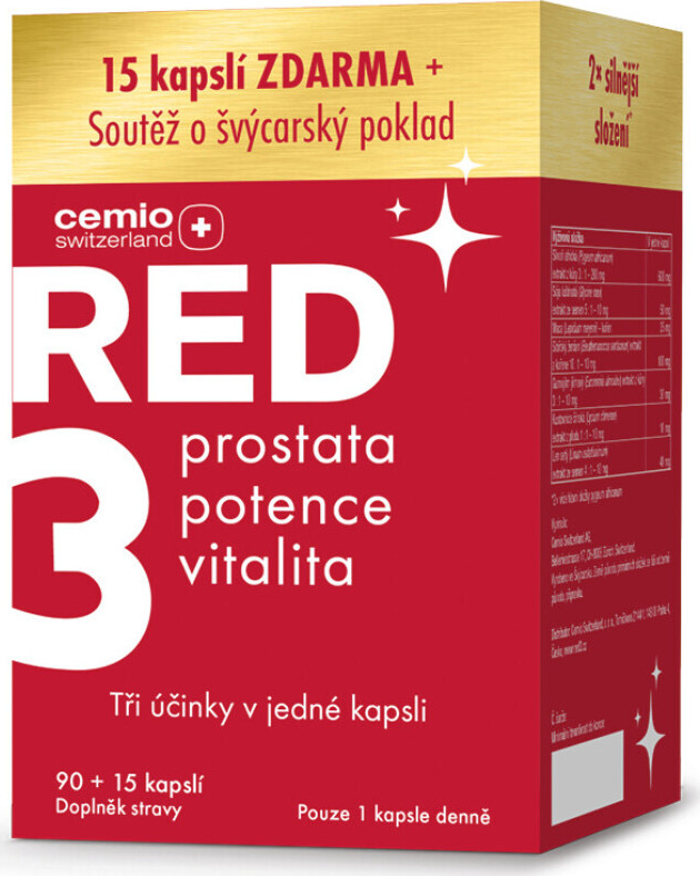 Cemio RED3 cps.90+15 dárek 2023 ČR