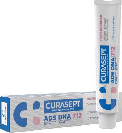 CURASEPT ADS DNA 712 Gelová zubní pasta 75ml