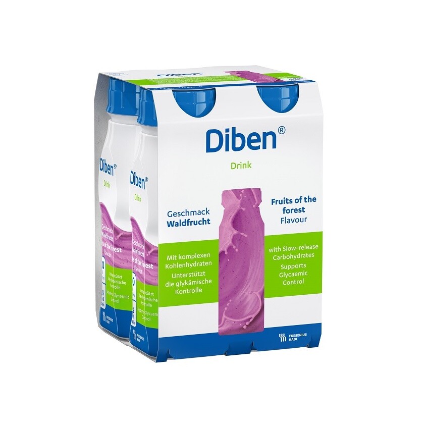 DIBEN DRINK LESNÍ PLODY POR POR SOL 4X200ML