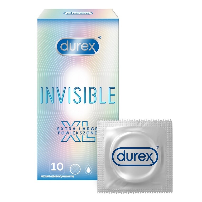 DUREX Invisible XL prezervativ 10ks