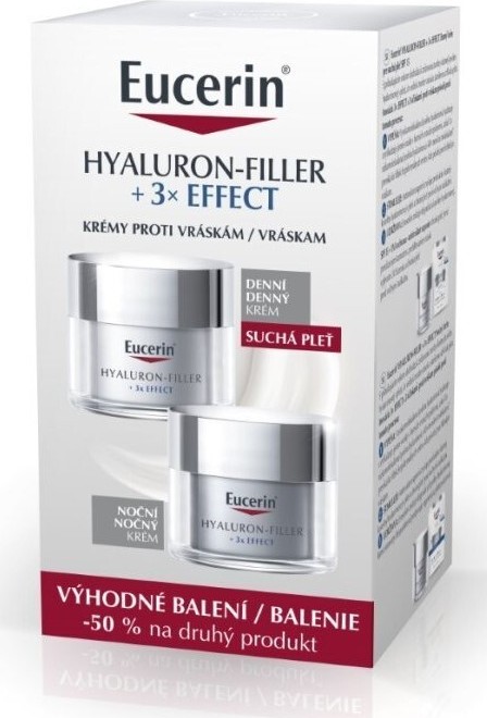 Eucerin HYALURON-FILLER+3xEF.den+noc.kr.2x50ml2024