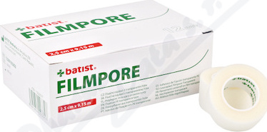 Filmpore fixační náplast z transpar. fólie 12 x 2