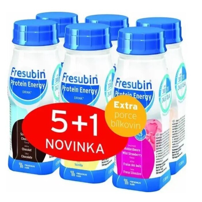 FRESUBIN ENERGY DRINK PŘÍCHUŤ NEUTRÁLNÍ POR POR SOL 6X200ML