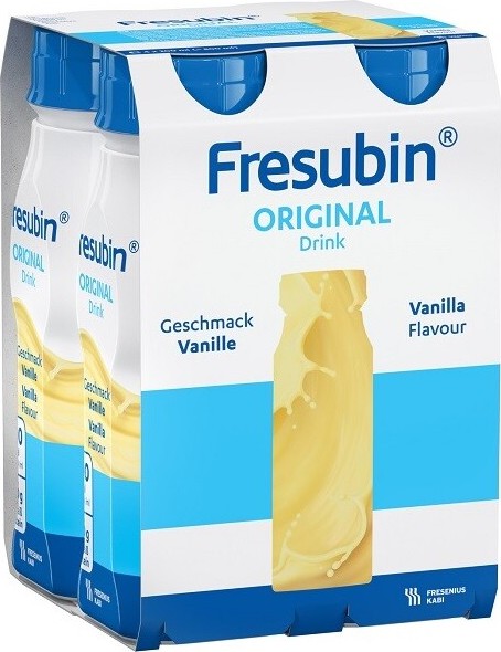 FRESUBIN ORIGINAL S VANILKOVOU PŘÍCHUTÍ POR POR SOL 4X200ML