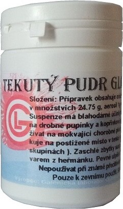 Galmed tekutý pudr s mentolem 100 g